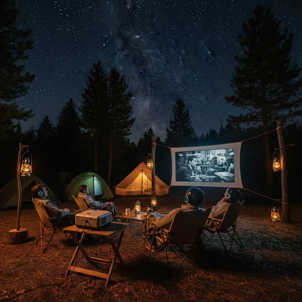How to Connect Bluetooth Headphones to Your Projector for Quiet Campsite Movies