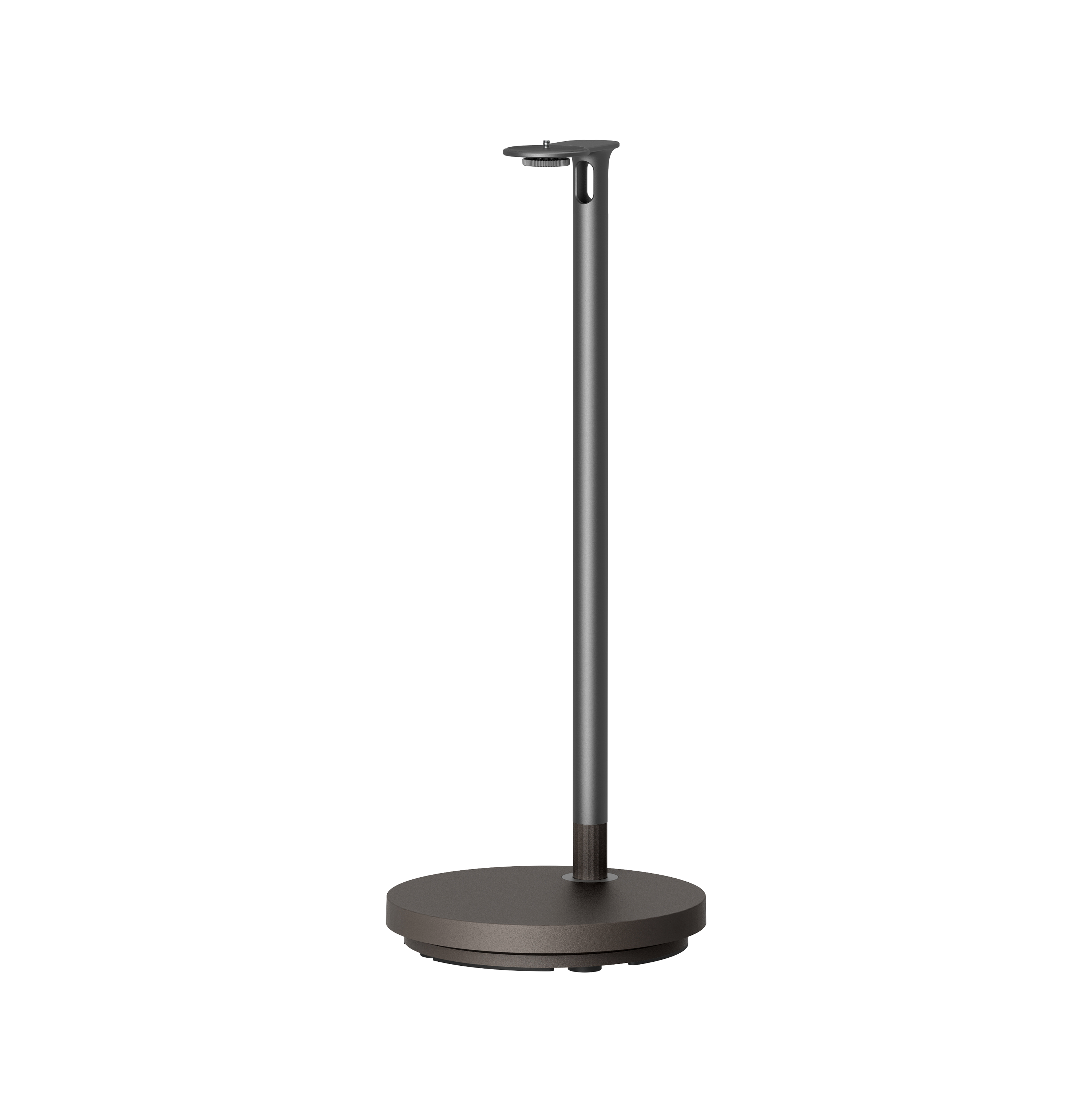 XGIMI Floor Stand Ultra in elephant grey, aluminum alloy pole with projector mount and circular base.